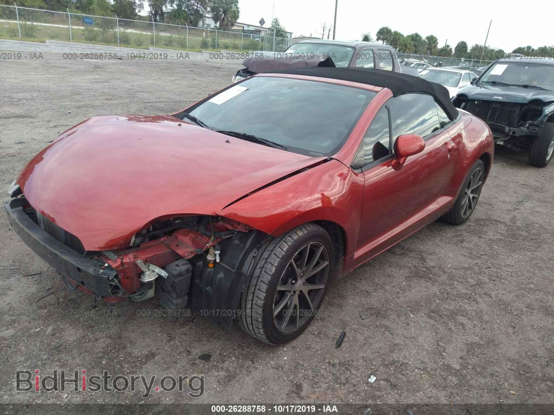2011 MITSUBISHI ECLIPSE - VIN: 4A37L5EF2BE001606 - Фото 2