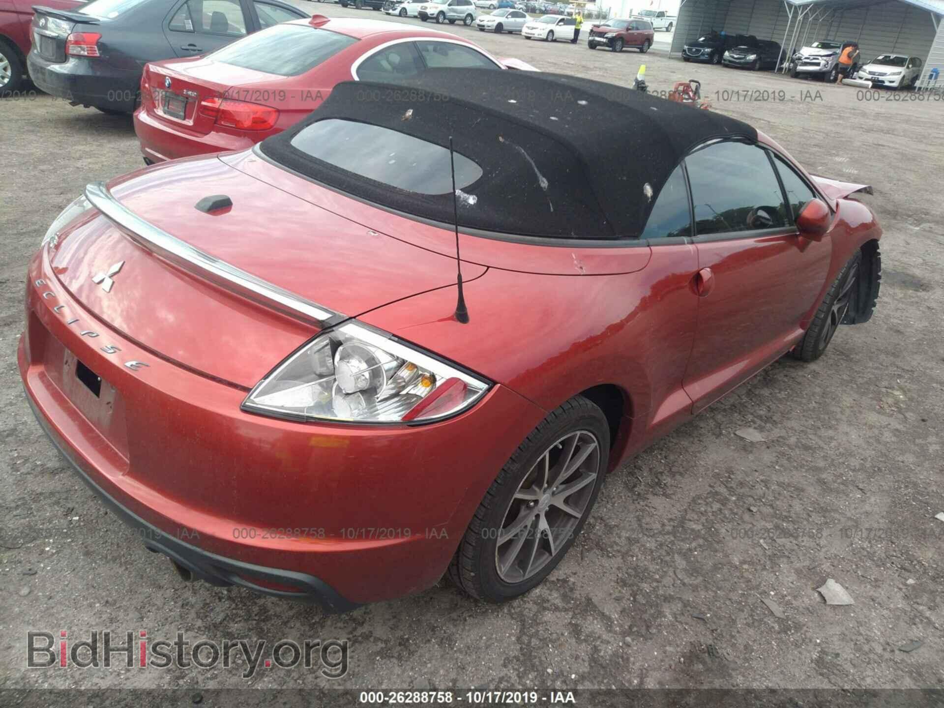 2011 MITSUBISHI ECLIPSE - VIN: 4A37L5EF2BE001606 - Фото 4