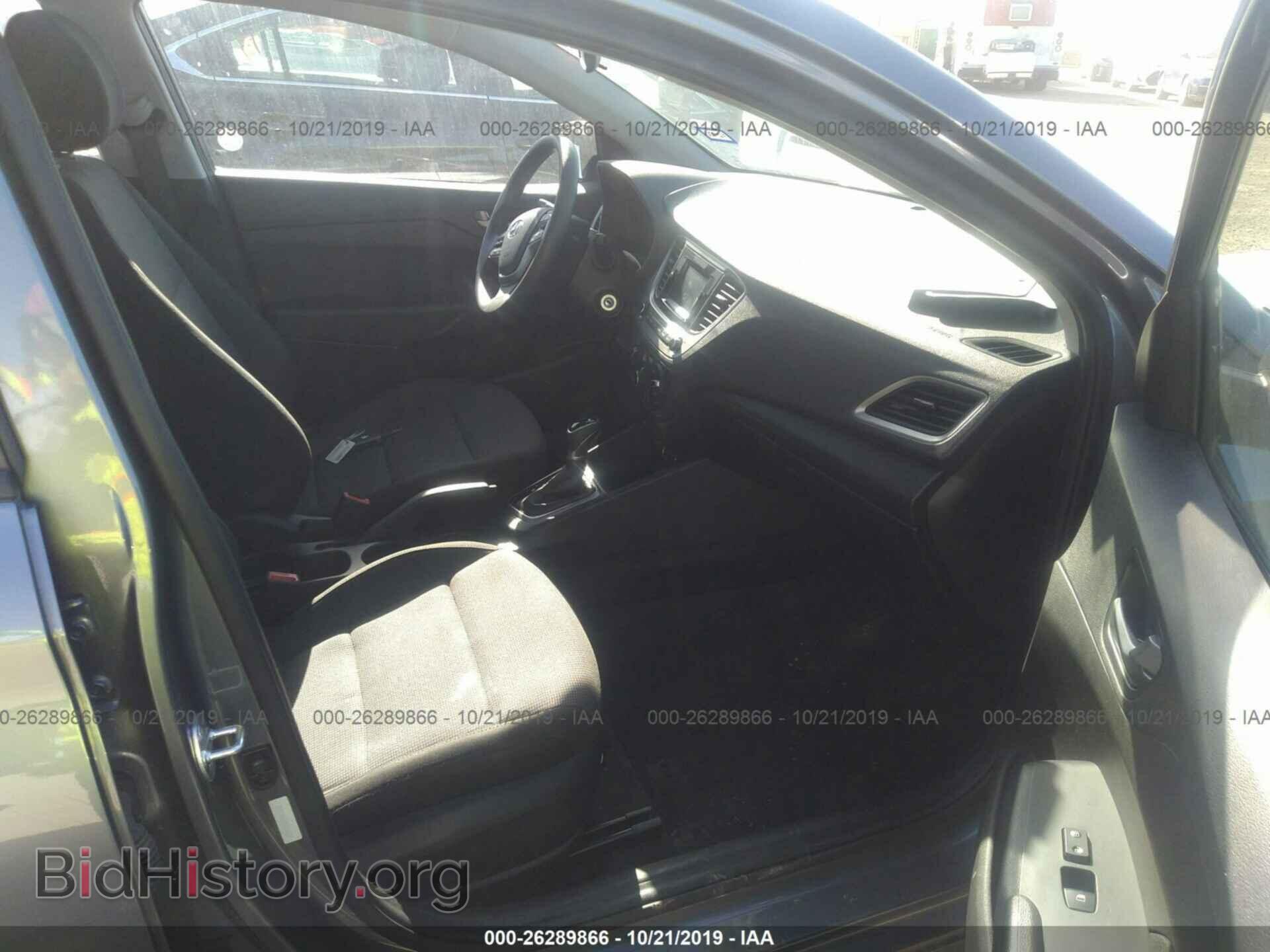 2019 HYUNDAI ACCENT - VIN: 3KPC24A37KE068037 - Фото 5