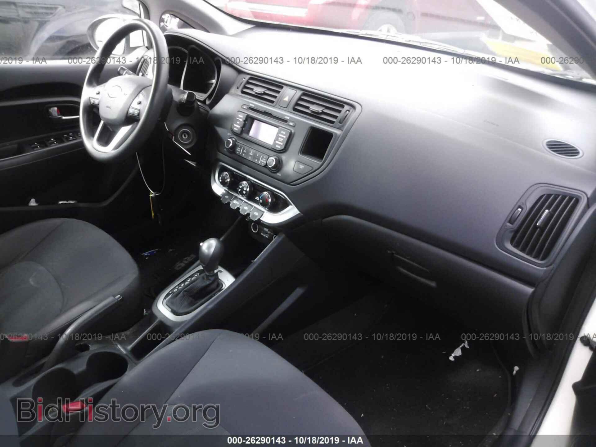 2012 KIA RIO - VIN: KNADM4A32C6071950 - Фото 5