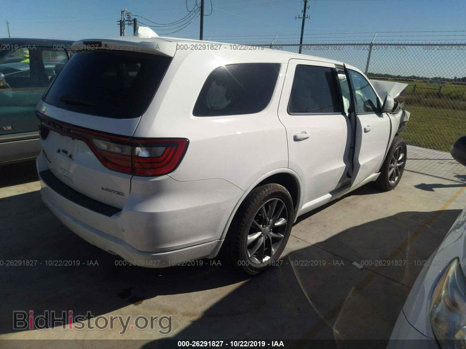 2015 DODGE DURANGO - VIN: 1C4RDHDG0FC187880 - Фото 4