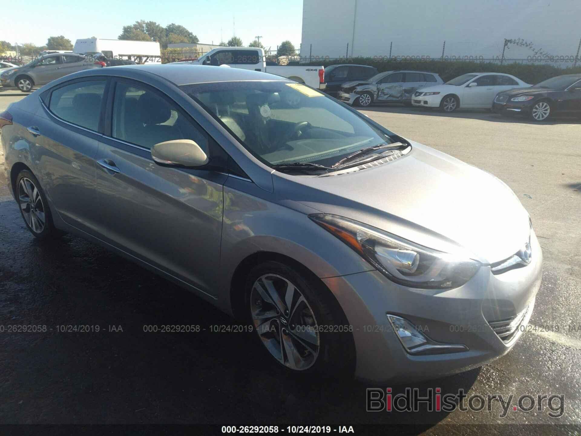 Photo KMHDH4AE4EU036605 - HYUNDAI ELANTRA 2014