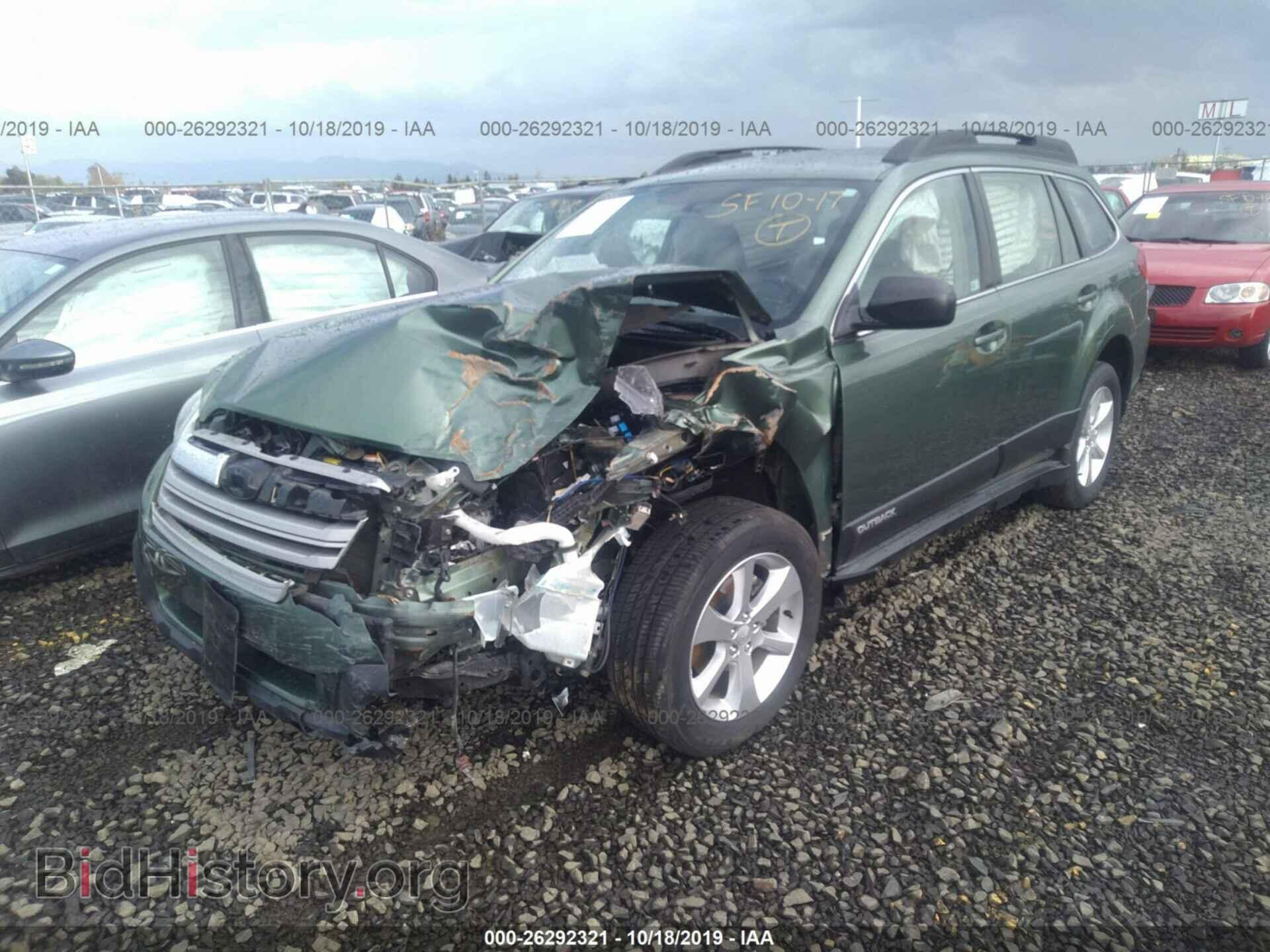 2014 Subaru Outback - VIN: 4S4BRBAC1E3214872 - Фото 2