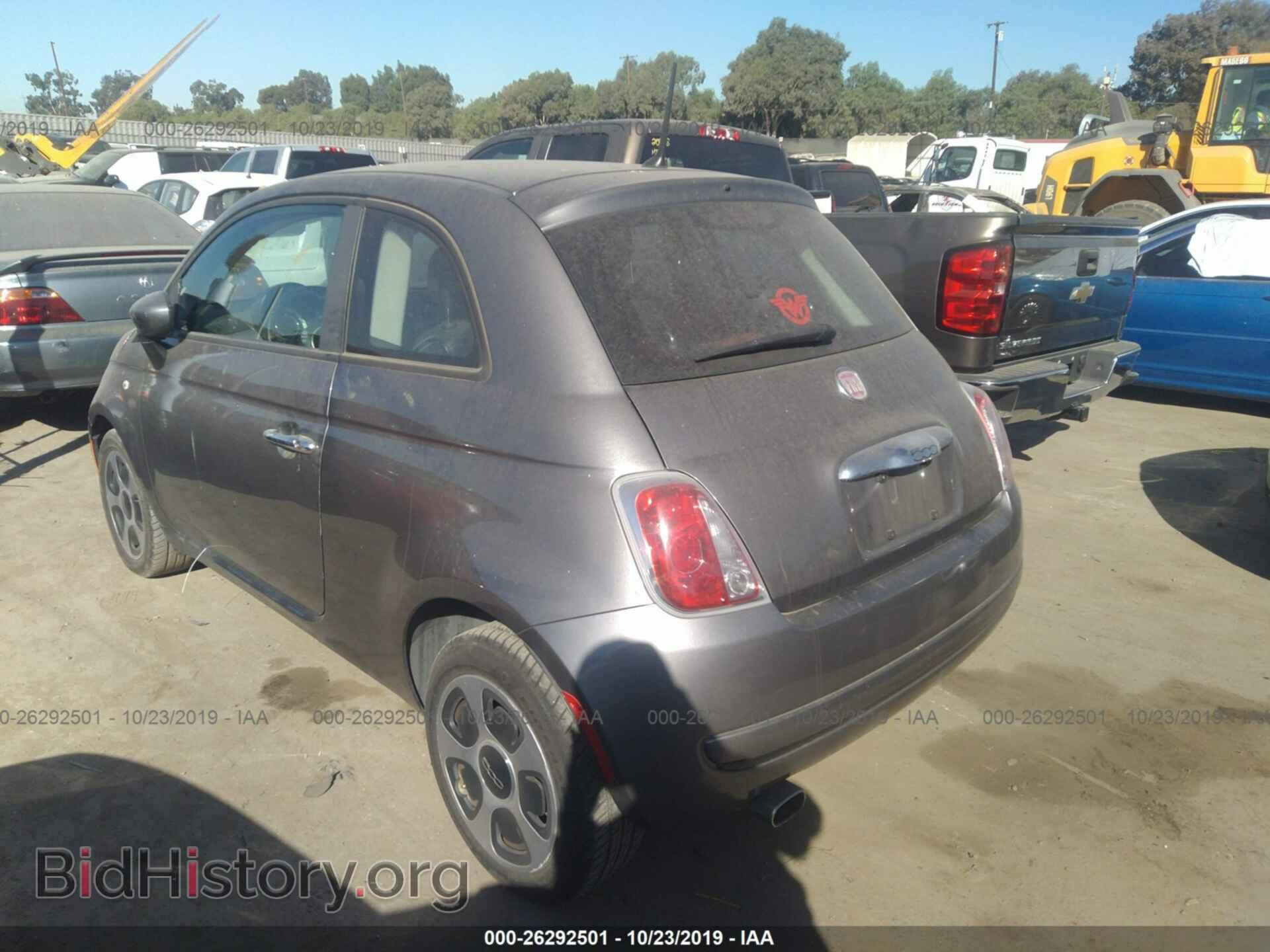 2012 FIAT 500 - VIN: 3C3CFFAR7CT366013 - Фото 3
