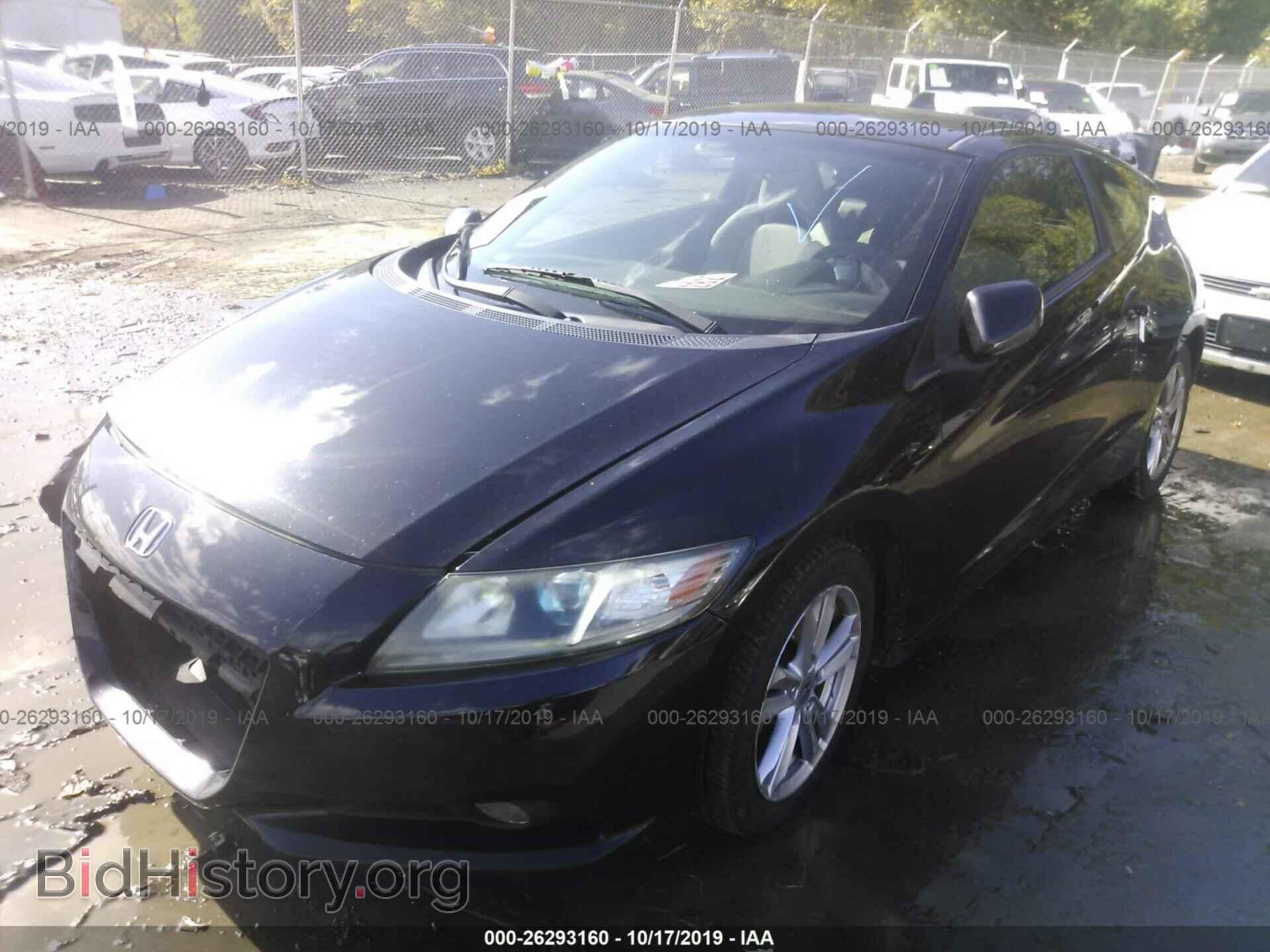 2011 HONDA CR-Z - VIN: JHMZF1C65BS010329 - Фото 2