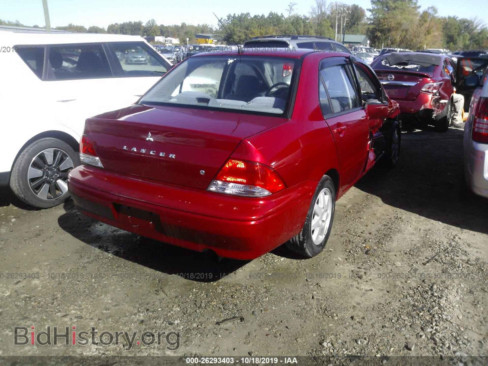 2002 MITSUBISHI LANCER - VIN: JA3AJ36E02U001570 - Фото 4