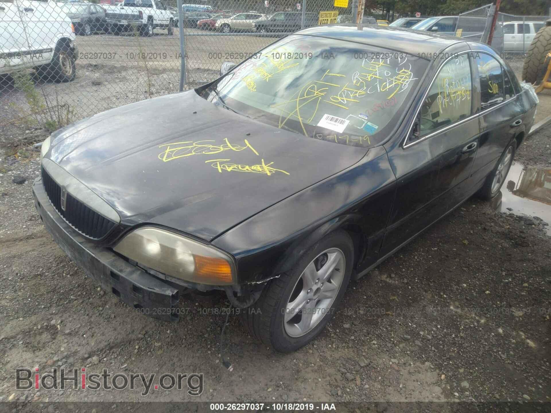 2000 LINCOLN LS - VIN: 1LNHM87A9YY921968 - Фото 2