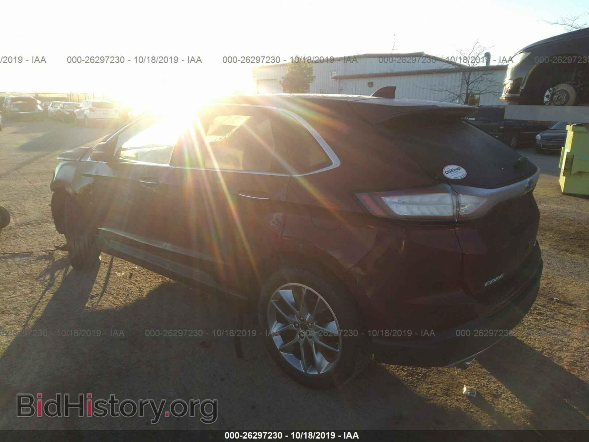 2015 FORD EDGE - VIN: 2FMTK4K83FBB72348 - Фото 3