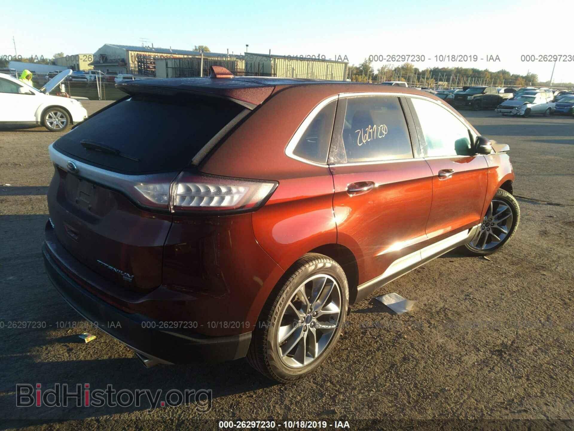 2015 FORD EDGE - VIN: 2FMTK4K83FBB72348 - Фото 4