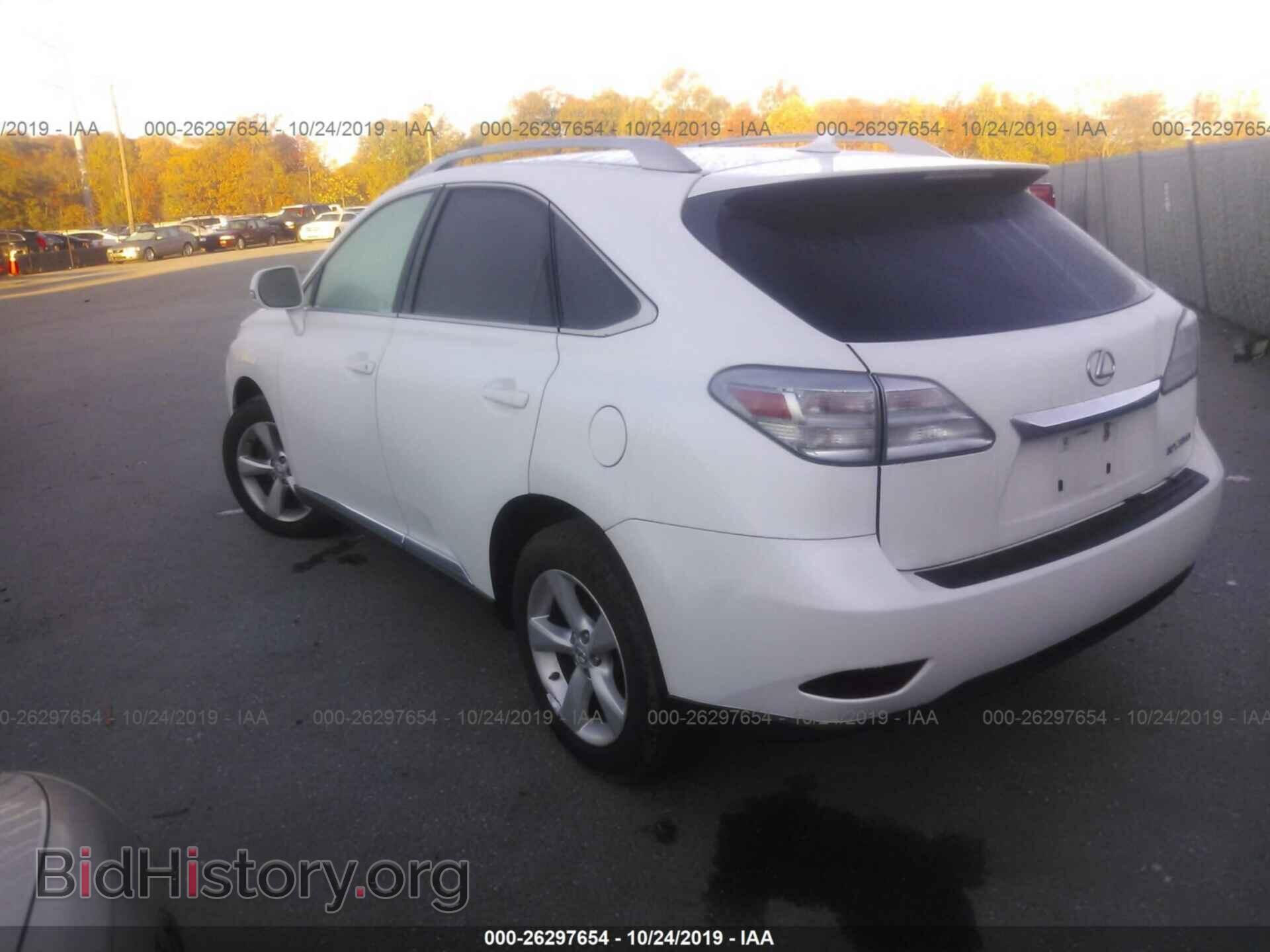 2011 LEXUS RX - VIN: 2T2BK1BA5BC090152 - Photo 3