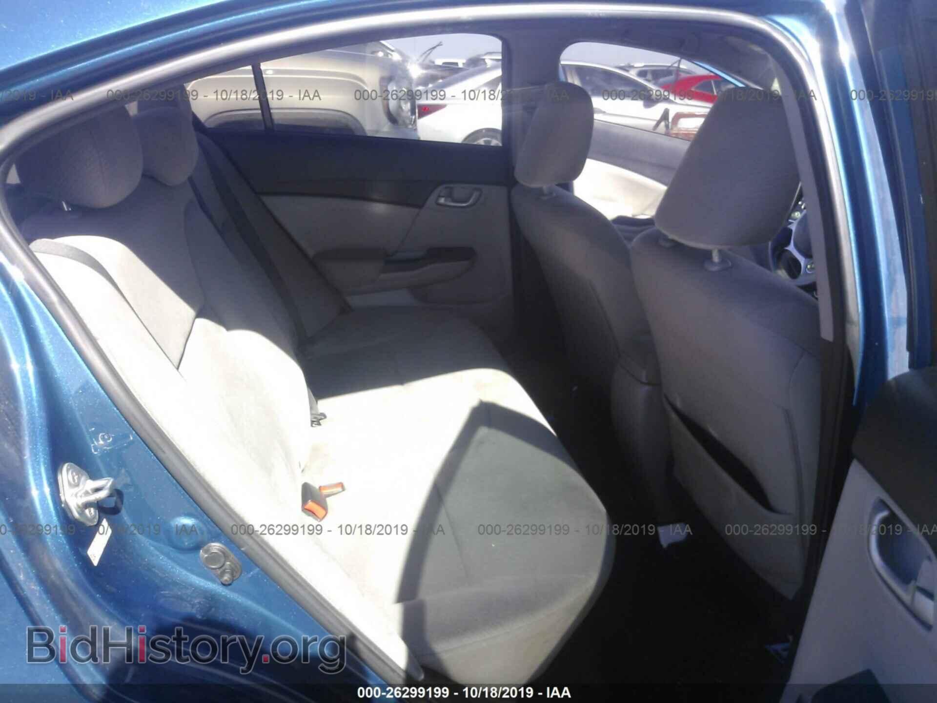 2013 HONDA CIVIC - VIN: 19XFB2F54DE100098 - Фото 8