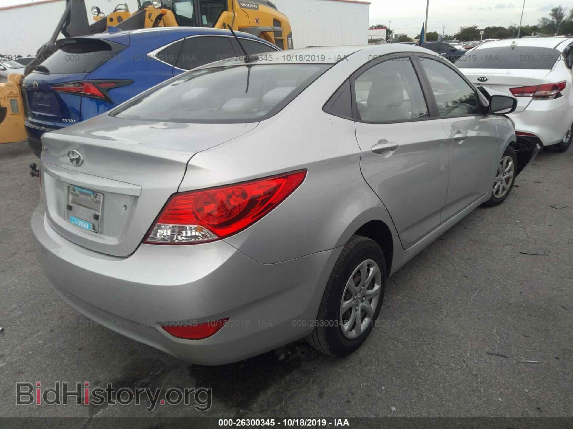 2014 HYUNDAI ACCENT - VIN: KMHCT4AE1EU736933 - Фото 4
