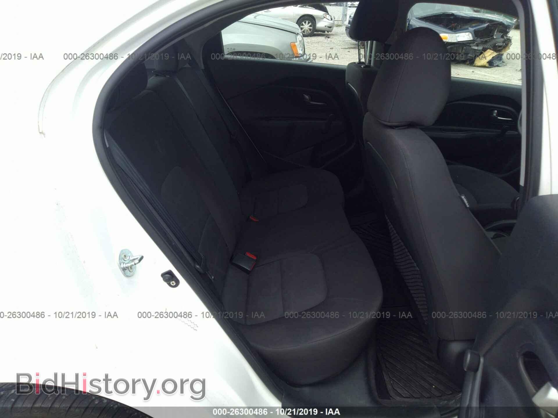 2012 KIA RIO - VIN: KNADM5A30C6015740 - Фото 8