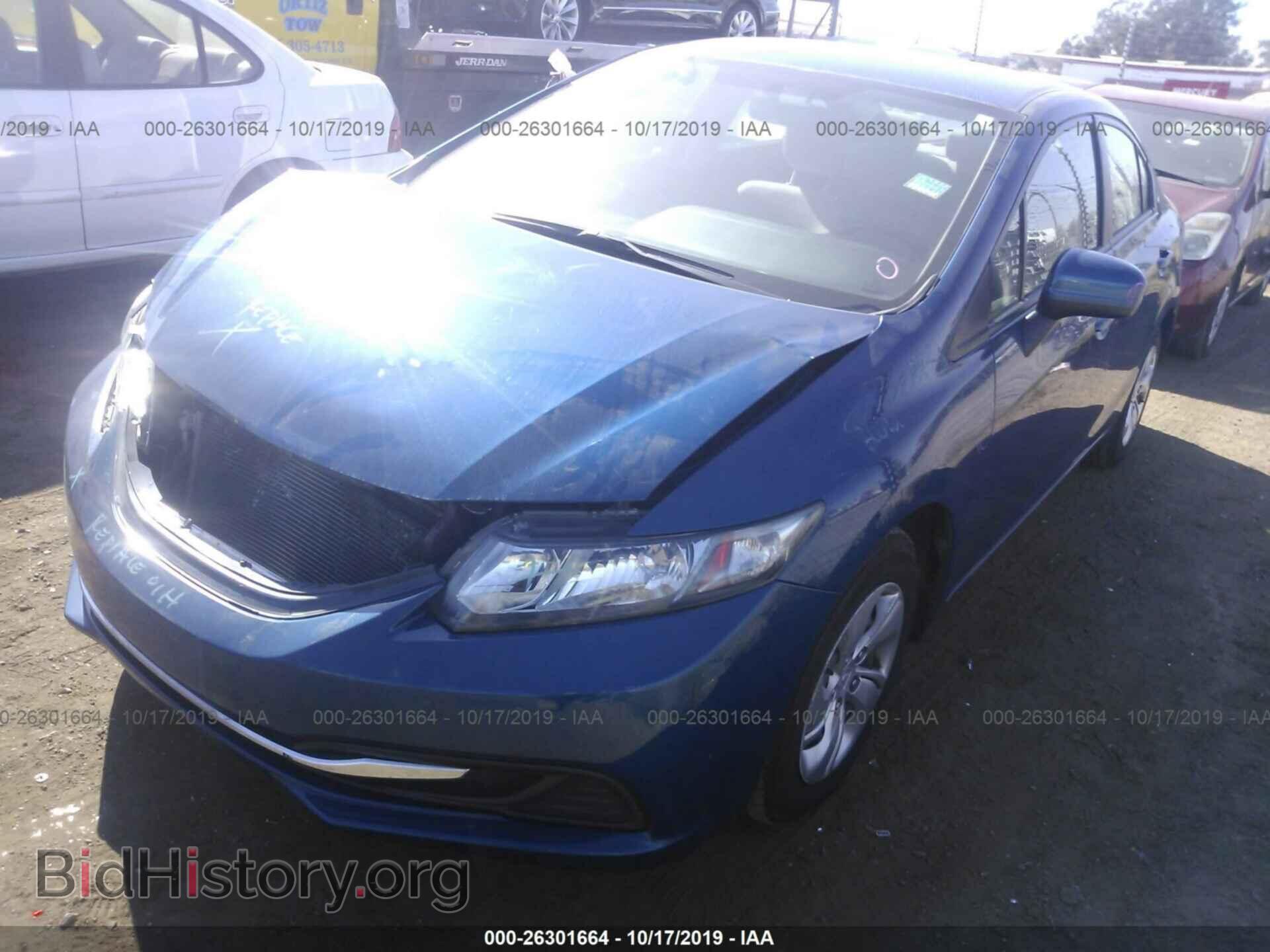 2014 HONDA CIVIC - VIN: 19XFB2F56EE259030 - Фото 2