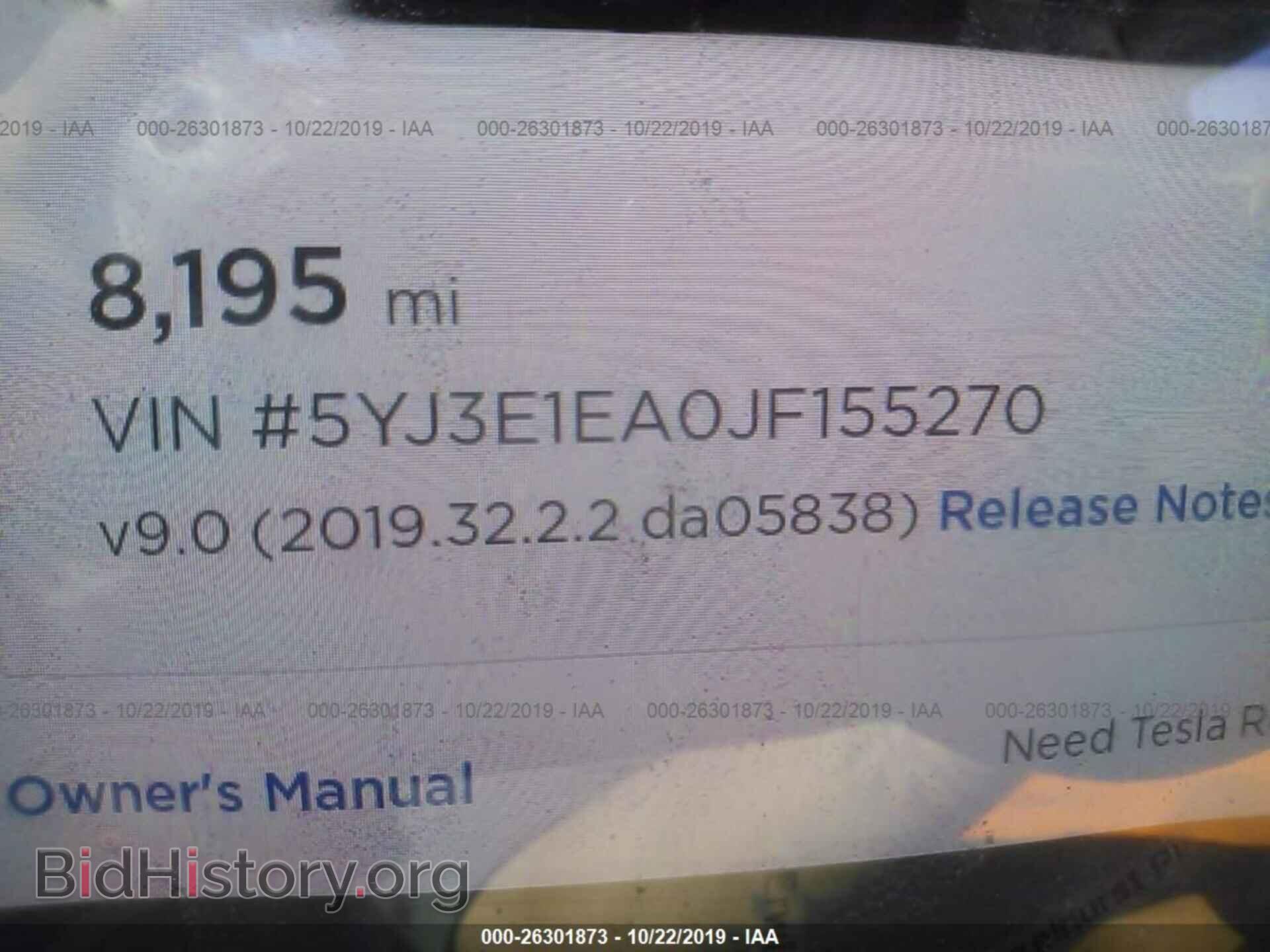 2018 TESLA MODEL 3 - VIN: 5YJ3E1EA0JF155270 - Photo 9