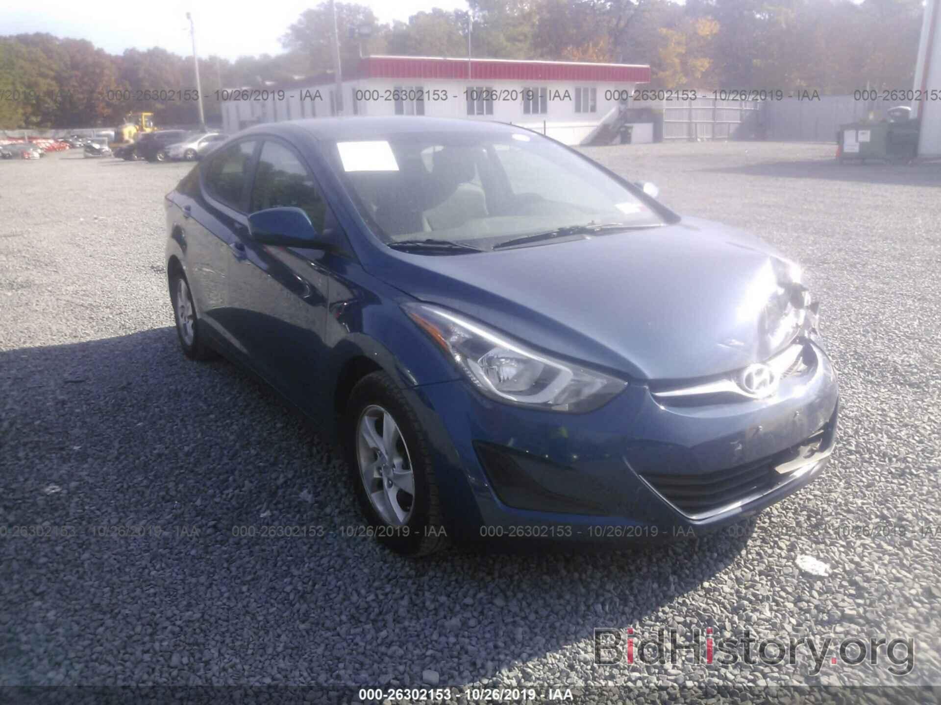 Photo KMHDH4AE3EU036014 - HYUNDAI ELANTRA 2014