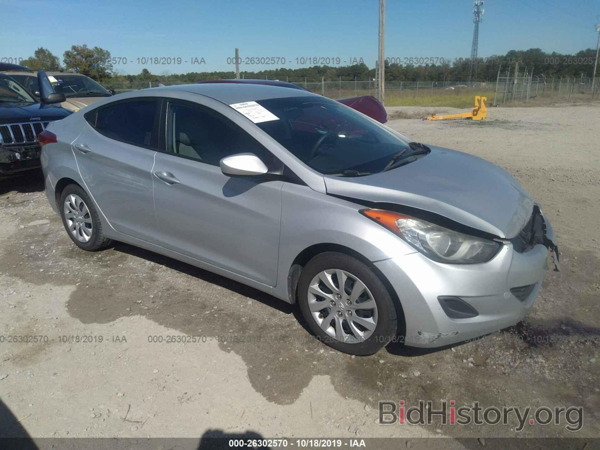 Photo 5NPDH4AE9BH013637 - HYUNDAI ELANTRA 2011