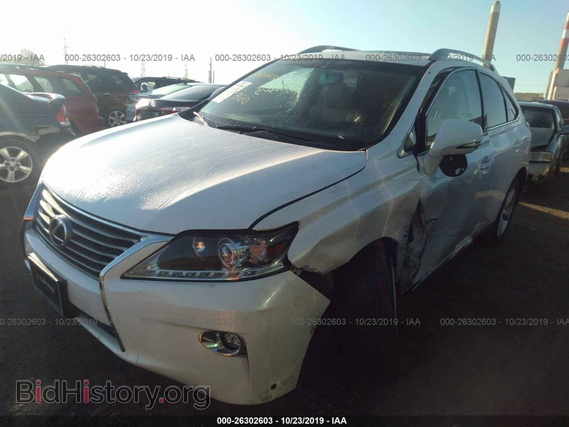 2015 LEXUS RX - VIN: 2T2BK1BA3FC293322 - Фото 2