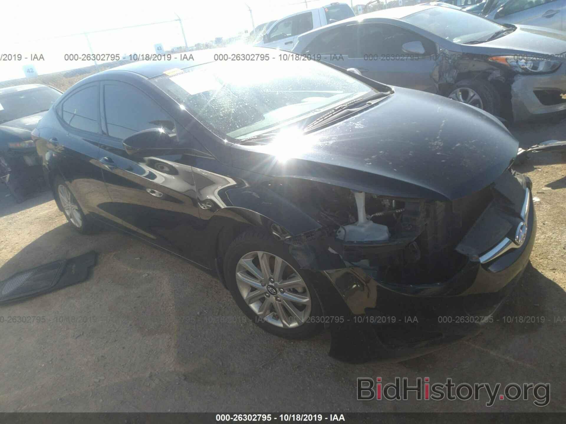 Photo KMHDH4AE3EU179755 - HYUNDAI ELANTRA 2014