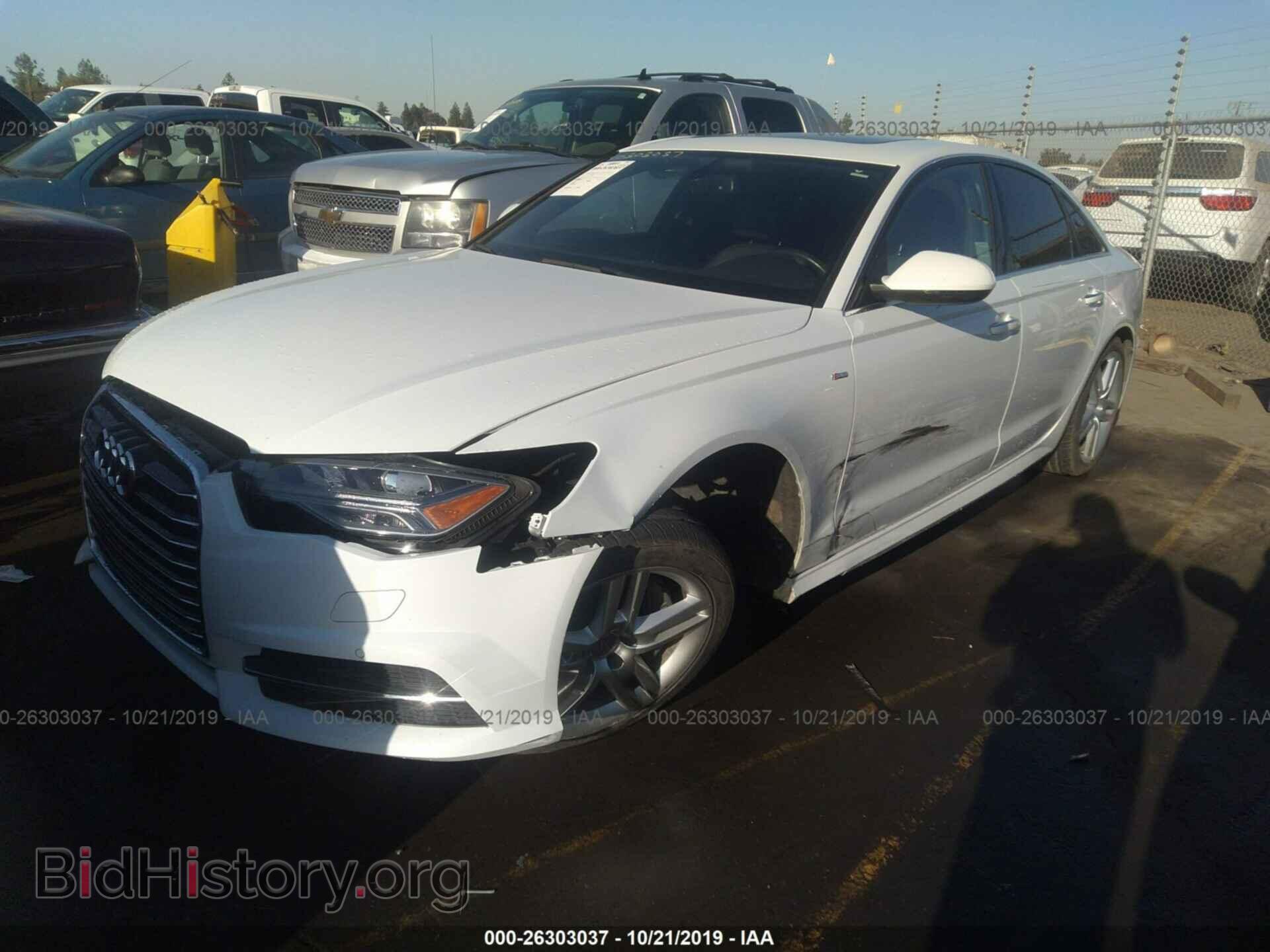 2016 AUDI A6 - VIN: WAUGFAFC6GN040405 - Фото 2