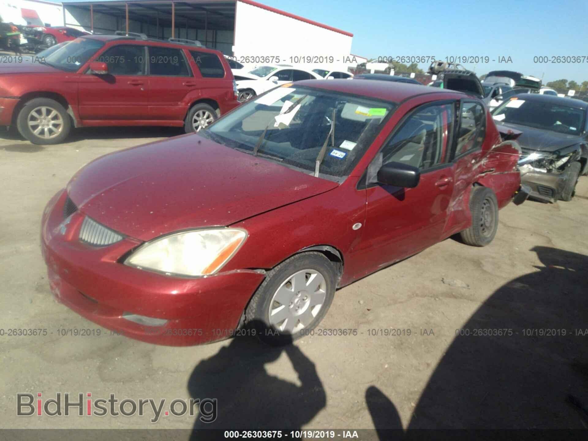 2004 MITSUBISHI LANCER - VIN: JA3AJ26E04U044187 - Photo 2