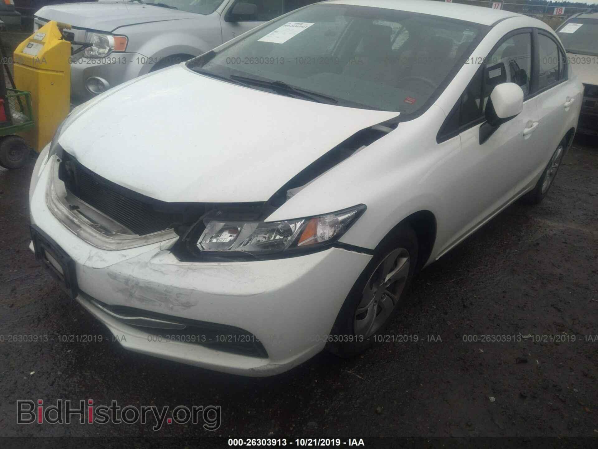 2013 HONDA CIVIC - VIN: 19XFB2F52DE227903 - Фото 2