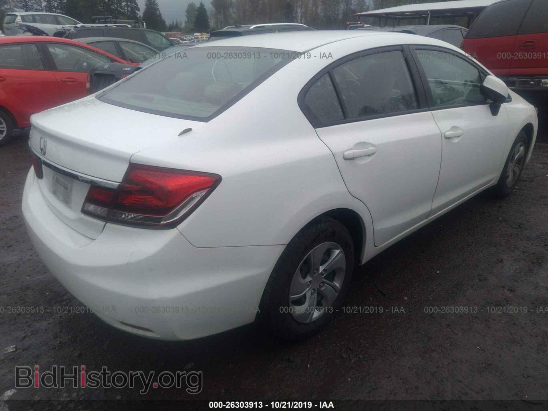 2013 HONDA CIVIC - VIN: 19XFB2F52DE227903 - Фото 4