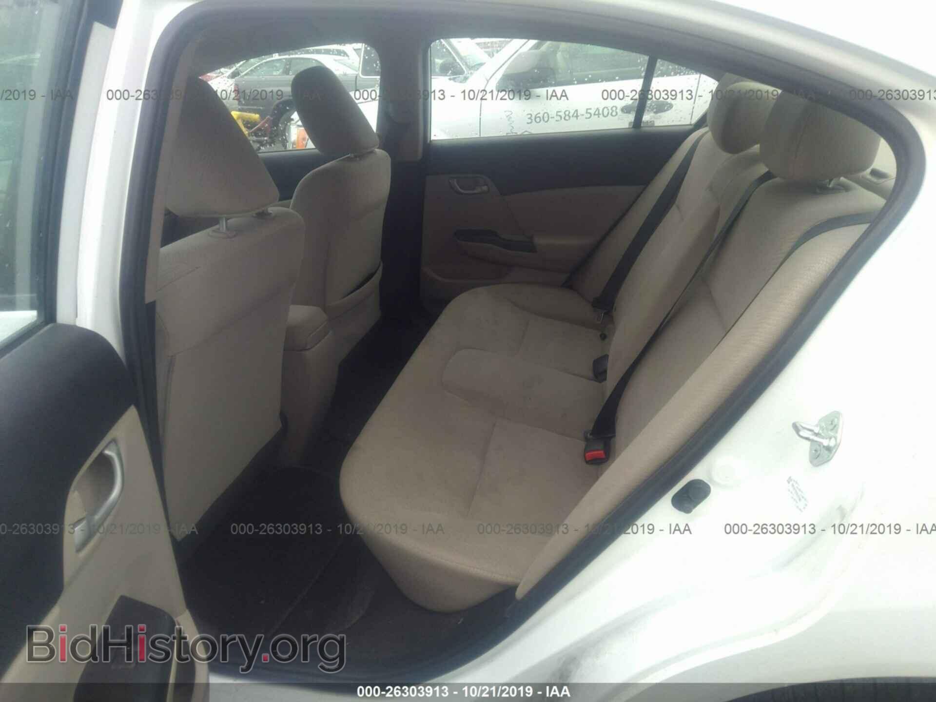 2013 HONDA CIVIC - VIN: 19XFB2F52DE227903 - Фото 8