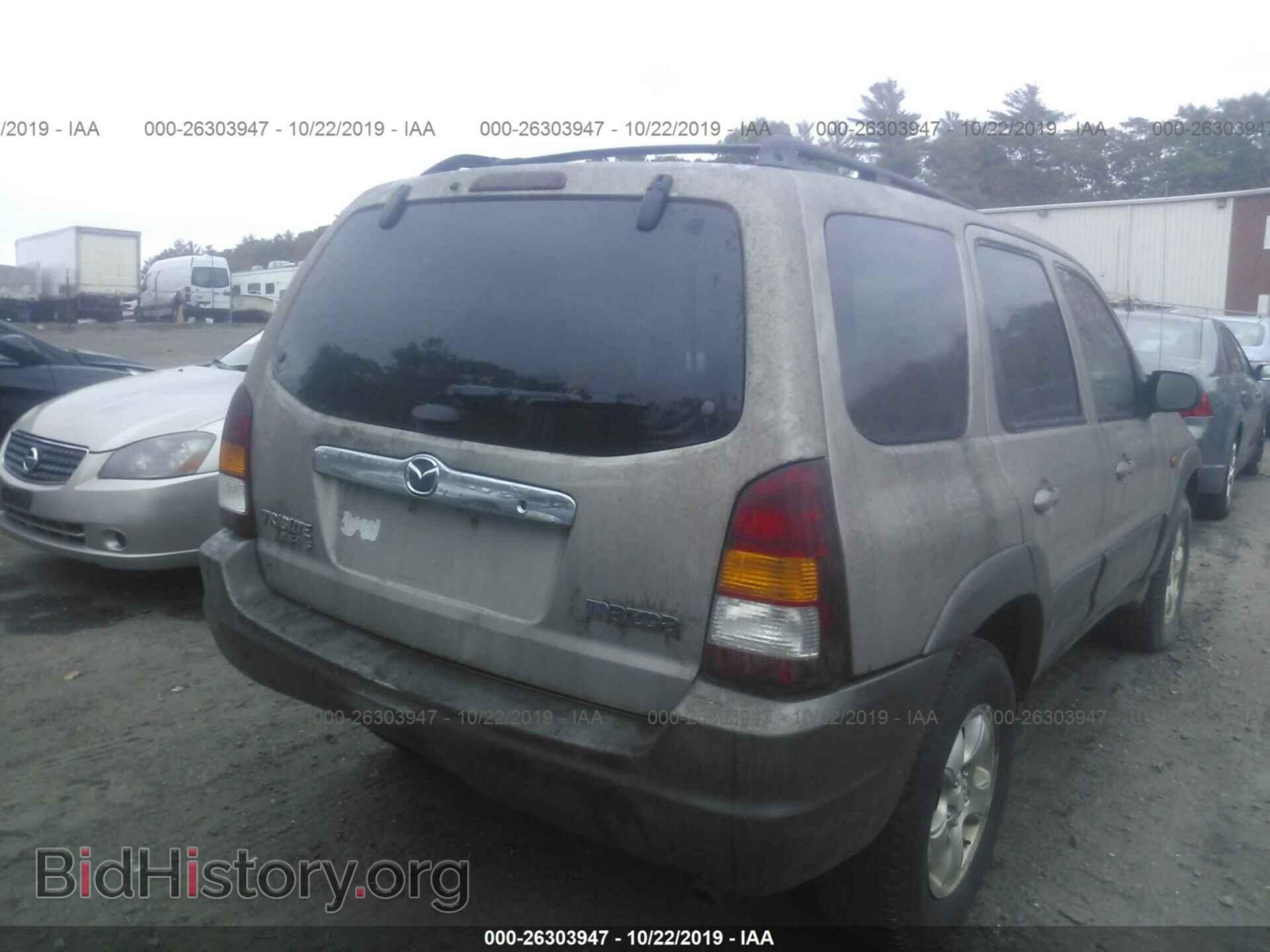 2002 MAZDA TRIBUTE - VIN: 4F2YU08122KM28096 - Фото 4