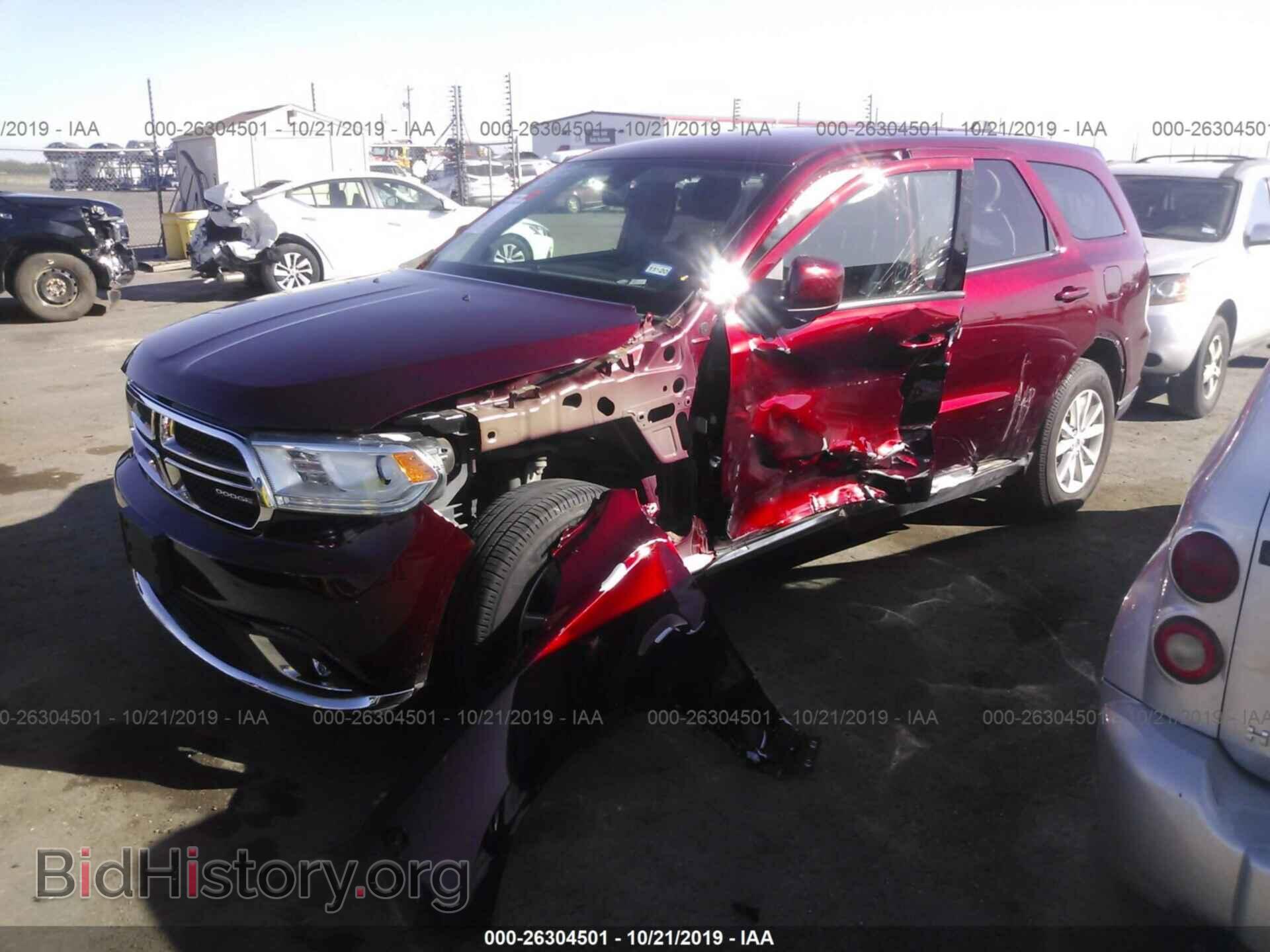 2019 DODGE DURANGO - VIN: 1C4RDHAG9KC550076 - Фото 2