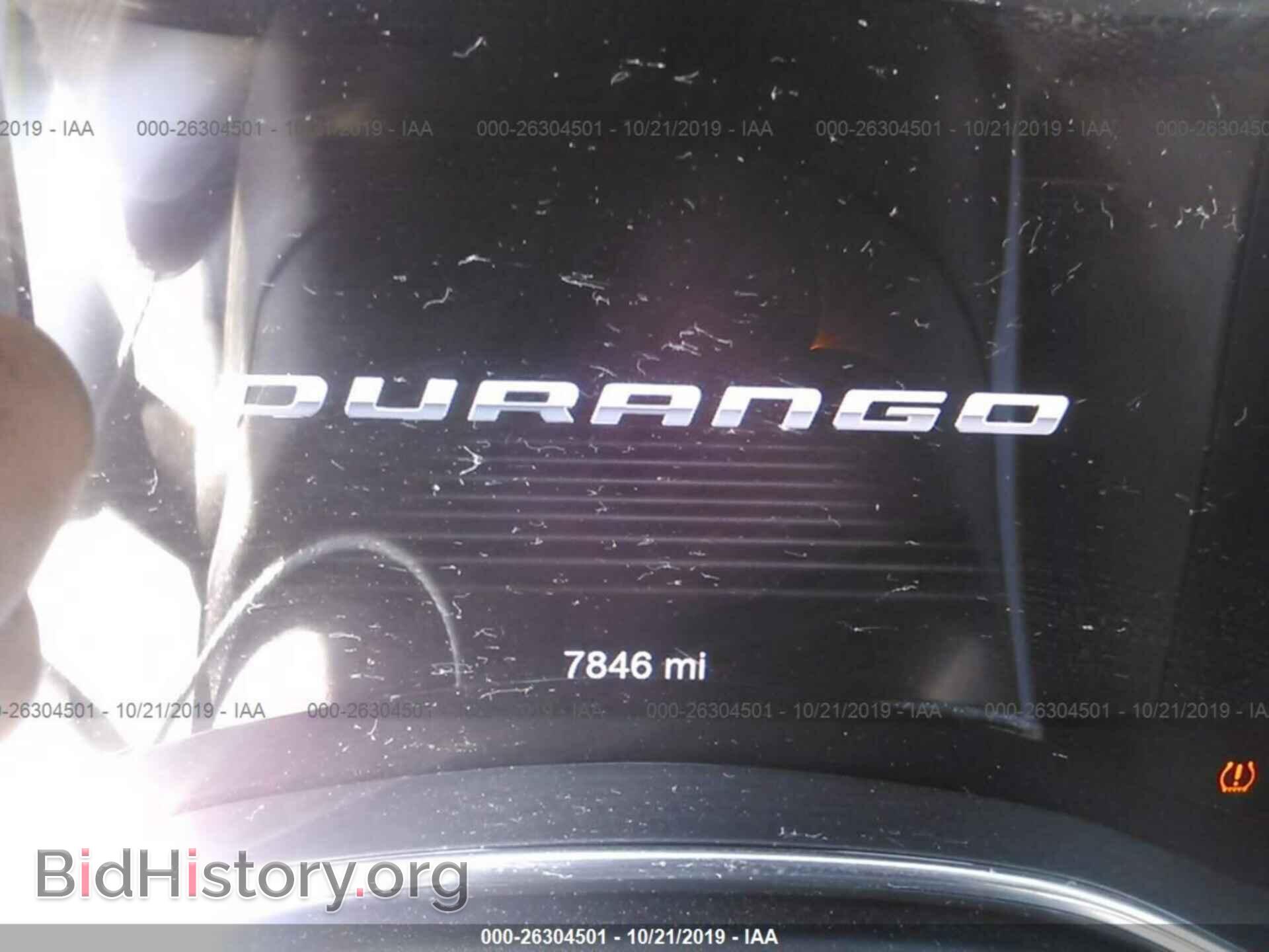 2019 DODGE DURANGO - VIN: 1C4RDHAG9KC550076 - Фото 7