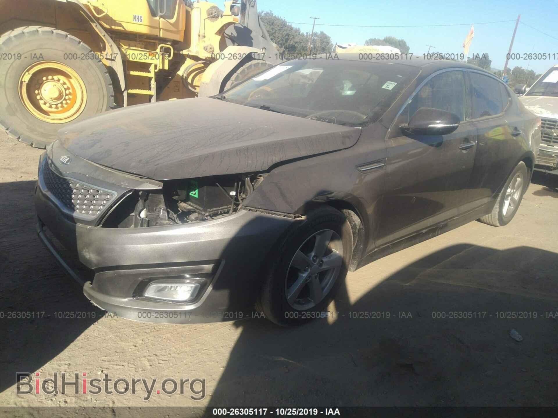 2015 KIA OPTIMA - VIN: KNAGM4A70F5631247 - Фото 2