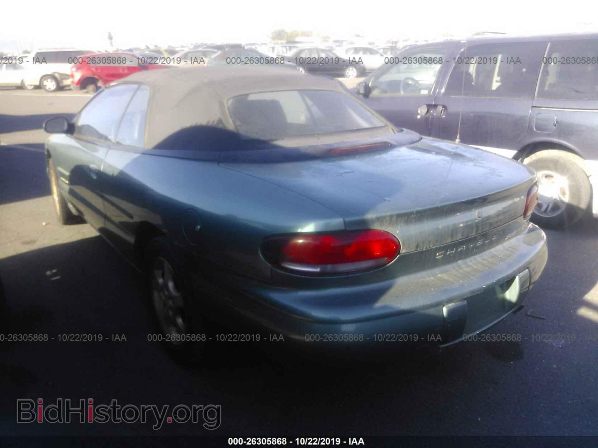 1998 CHRYSLER SEBRING - VIN: 3C3EL55X4WT256139 - Фото 3