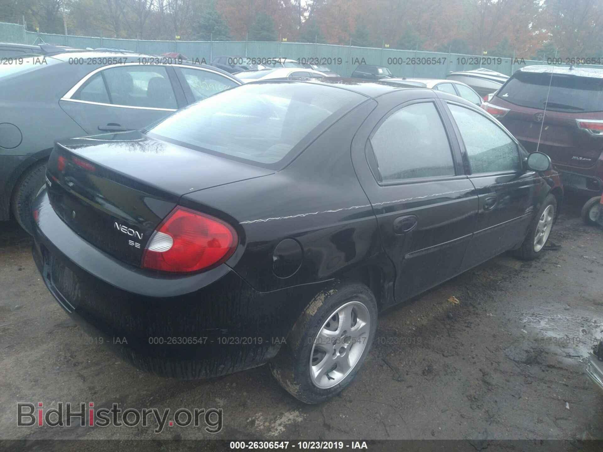 2002 DODGE NEON - VIN: 1B3ES46C82D501997 - Фото 4