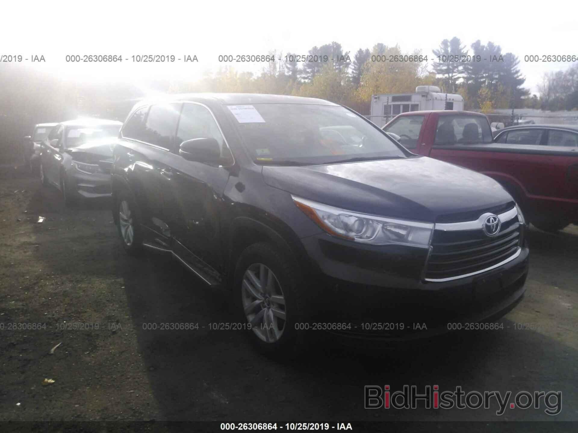 Photo 5TDBKRFH8GS228470 - TOYOTA HIGHLANDER 2016