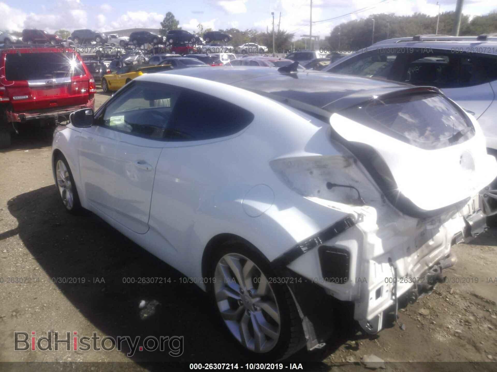 2012 HYUNDAI VELOSTER - VIN: KMHTC6AD6CU079949 - Фото 3