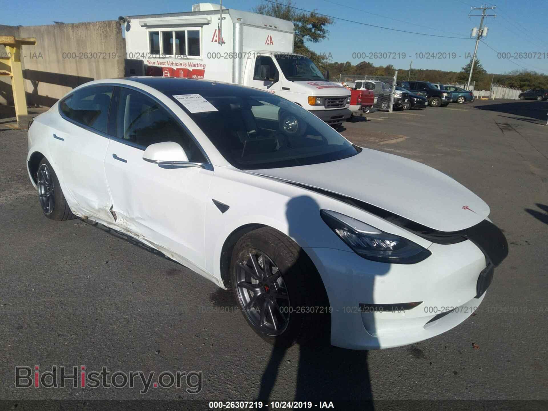 Photo 5YJ3E1EA8KF314005 - TESLA MODEL 3 2019