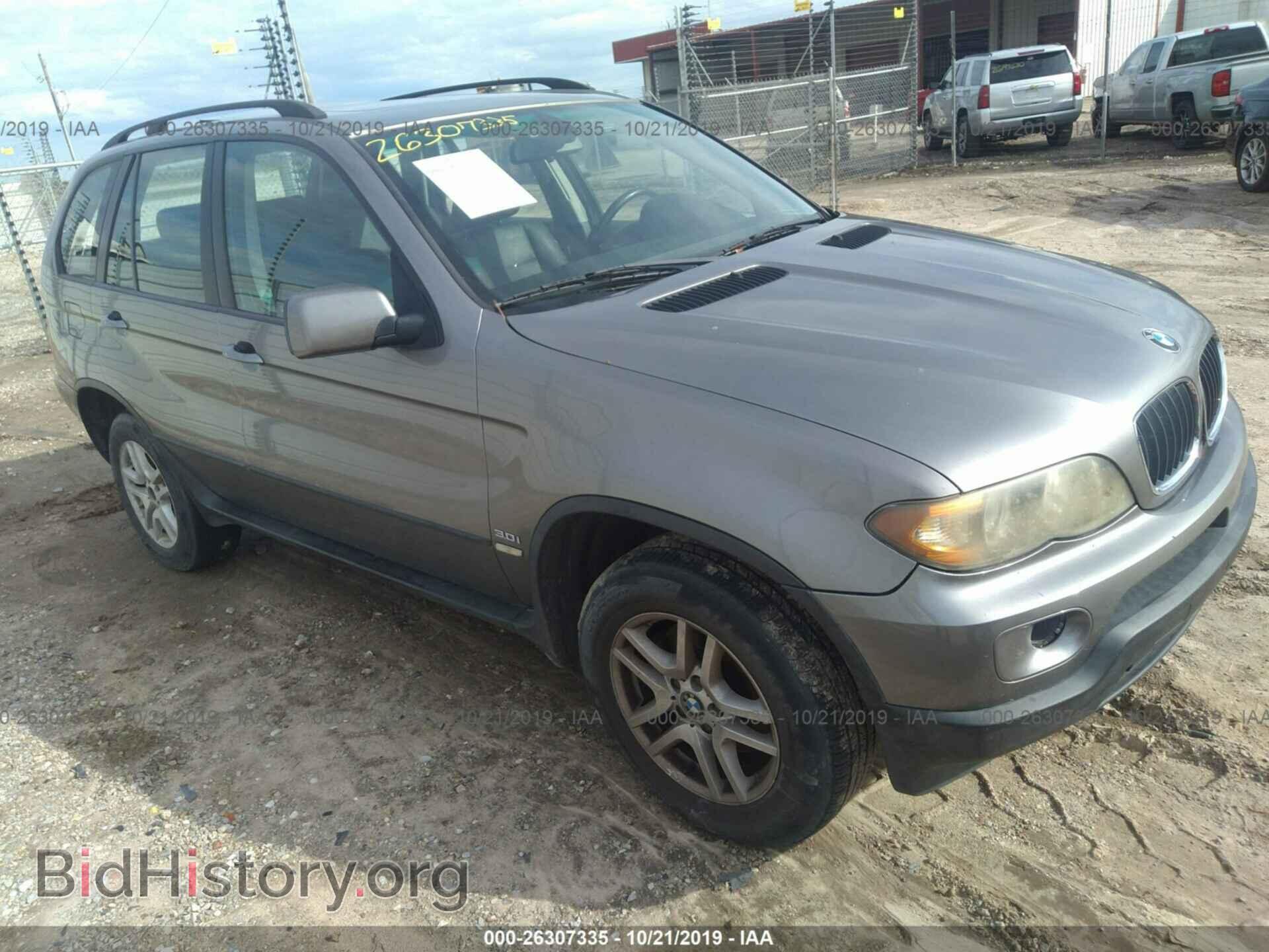 Photo 5UXFA13545LY06982 - BMW X5 2005