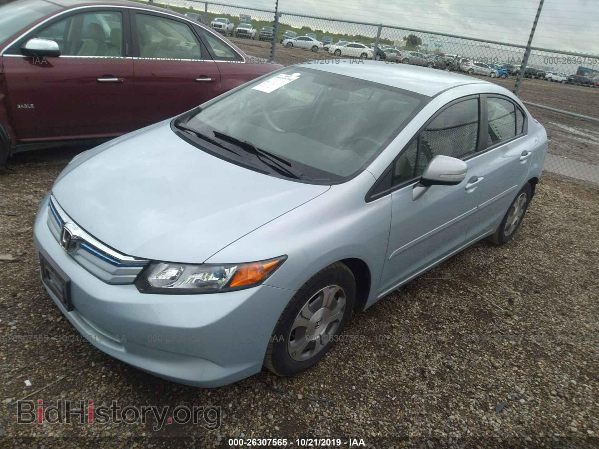 2012 HONDA CIVIC - VIN: JHMFB4F21CS005218 - Фото 2