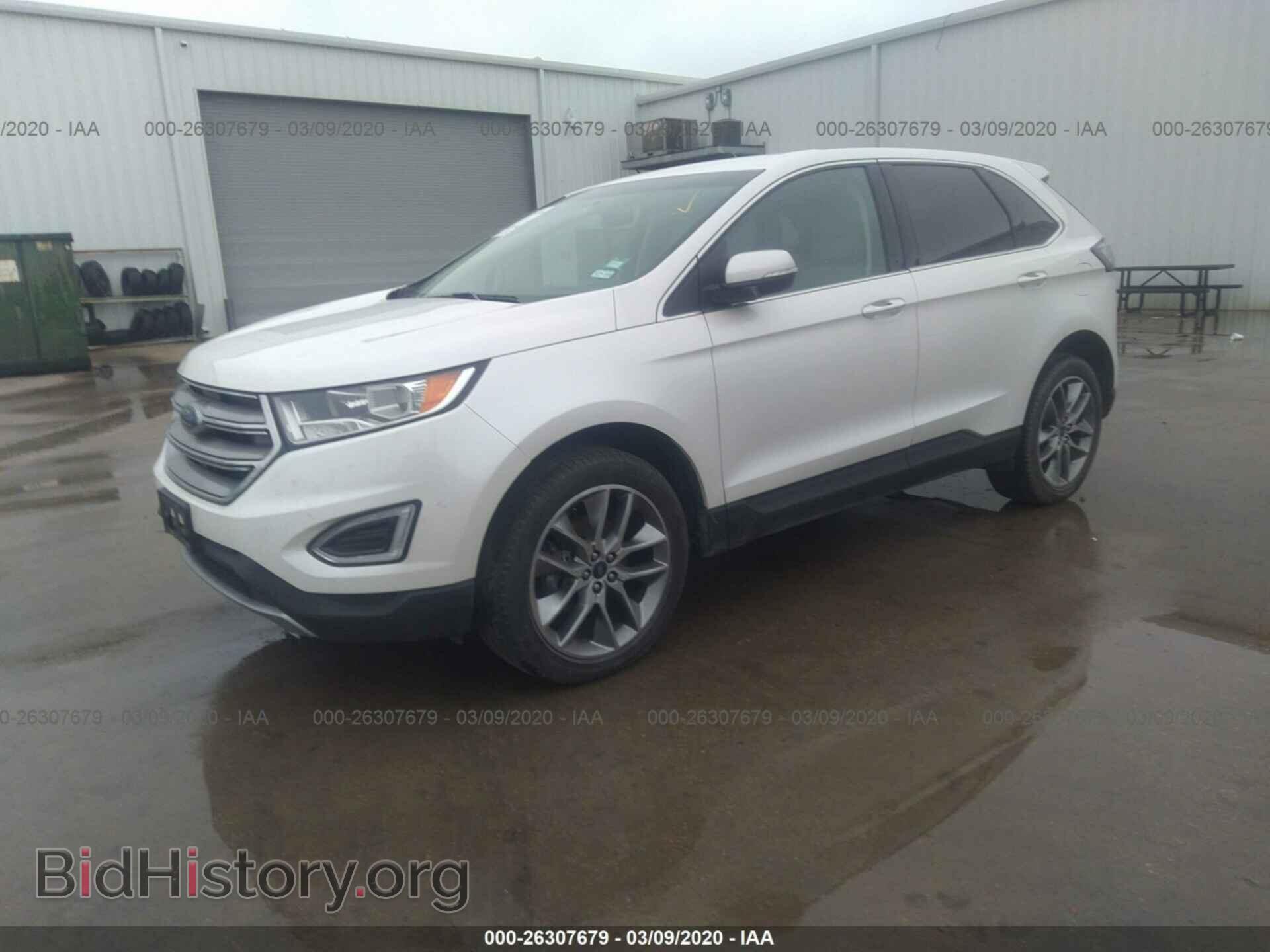 2015 FORD EDGE - VIN: 2FMTK3K93FBC32941 - Фото 2