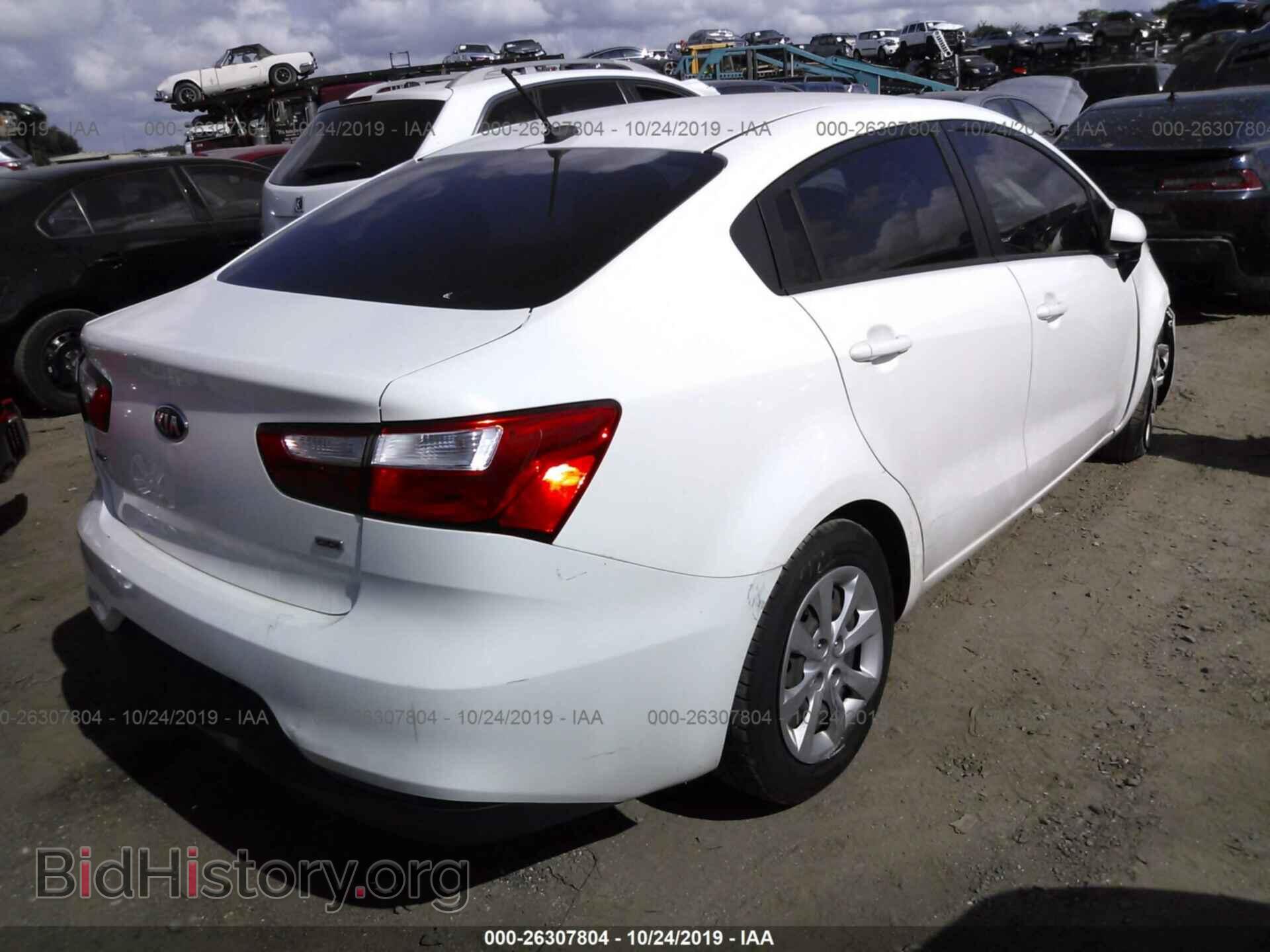 2016 KIA RIO - VIN: KNADM4A37G6546322 - Фото 4