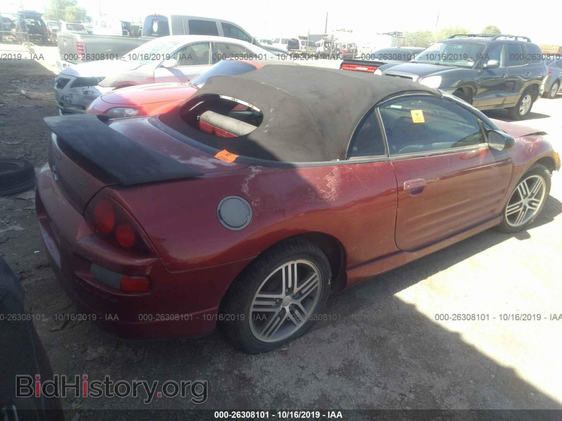 2001 MITSUBISHI ECLIPSE - VIN: 4A3AE85H21E137316 - Фото 4