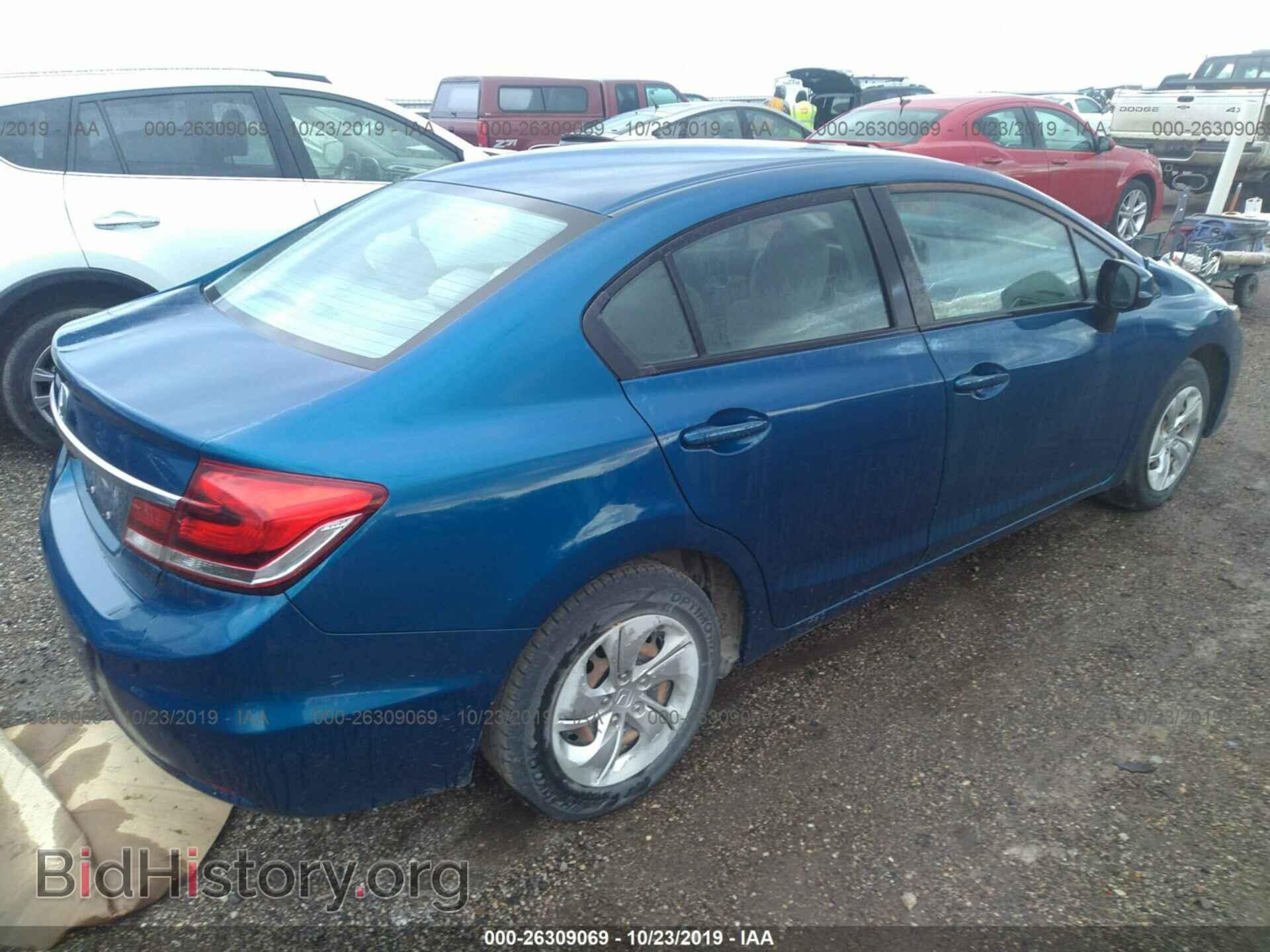 2013 HONDA CIVIC - VIN: 19XFB2F59DE289945 - Фото 4