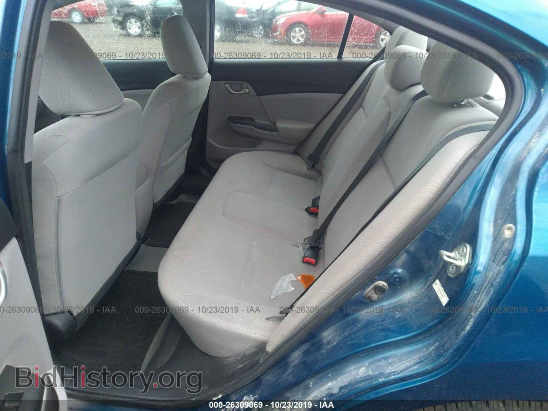 2013 HONDA CIVIC - VIN: 19XFB2F59DE289945 - Фото 8