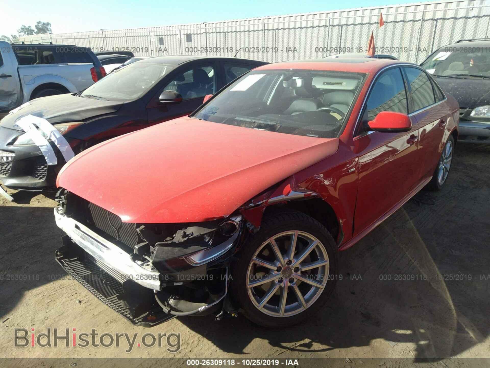 2014 AUDI A4 - VIN: WAUFFAFL1EN012987 - Фото 2