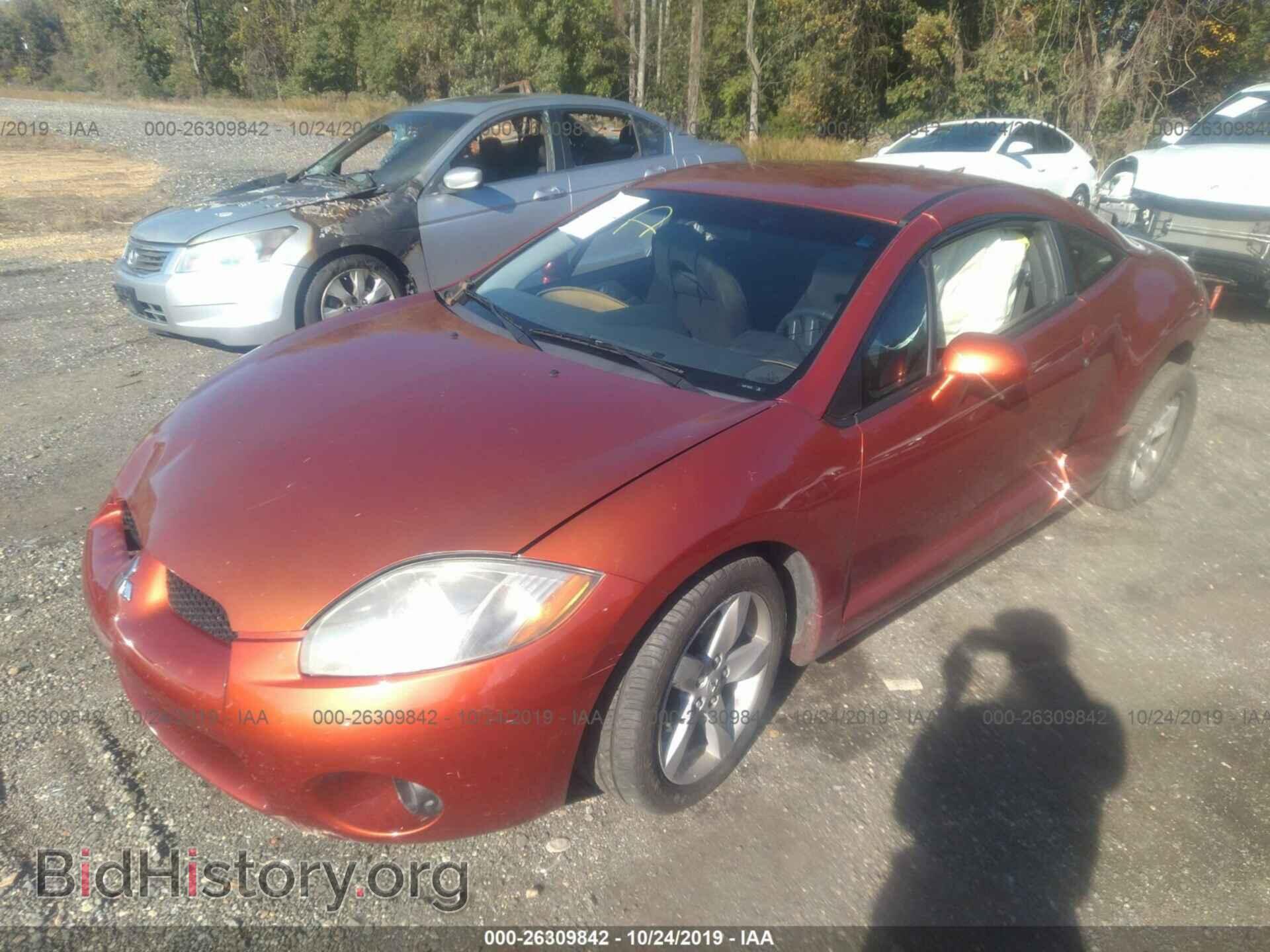 2007 MITSUBISHI ECLIPSE - VIN: 4A3AK24F87E013825 - Фото 2