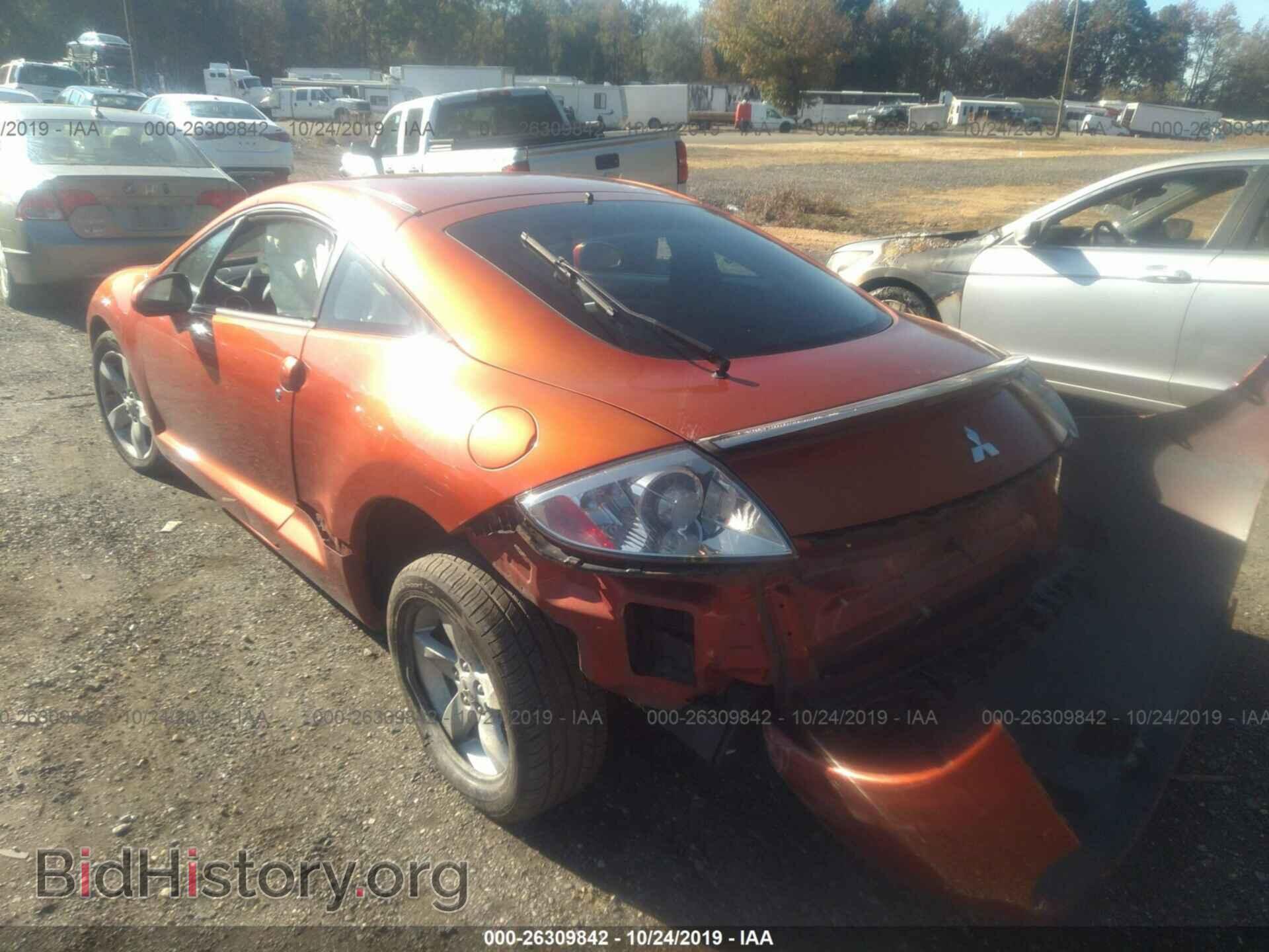 2007 MITSUBISHI ECLIPSE - VIN: 4A3AK24F87E013825 - Фото 3