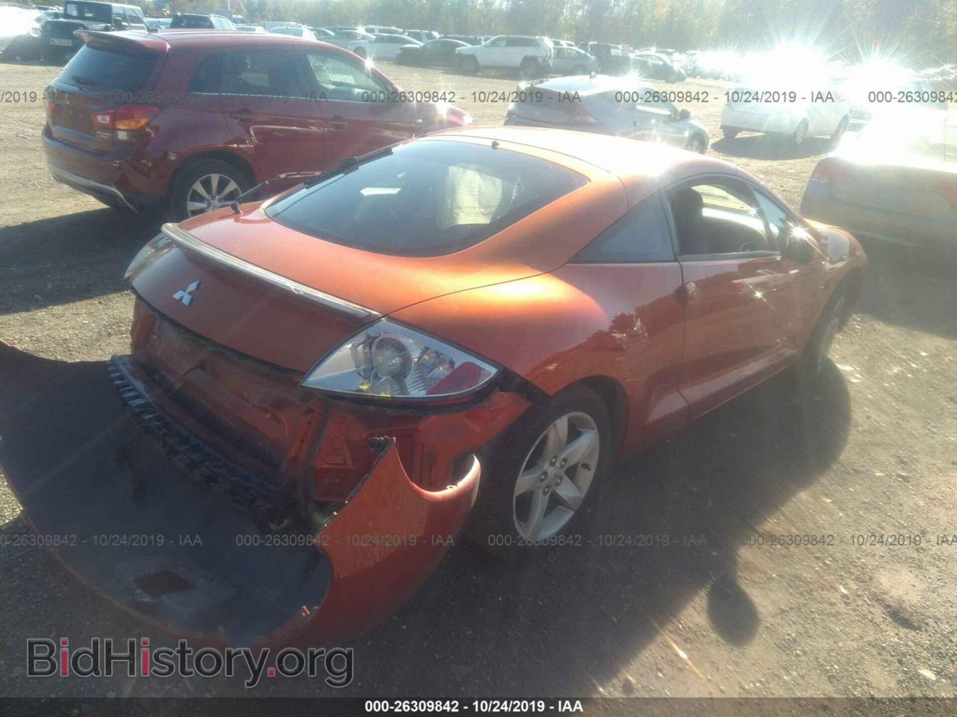 2007 MITSUBISHI ECLIPSE - VIN: 4A3AK24F87E013825 - Фото 4