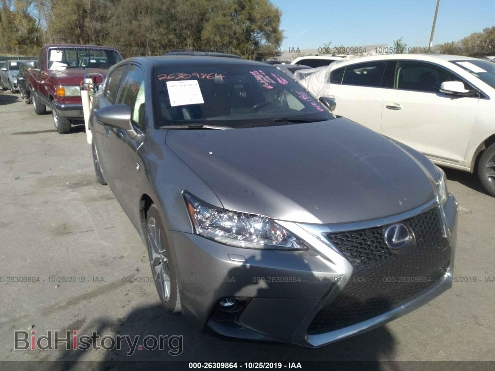 Фотография JTHKD5BH7H2299014 - LEXUS CT 2017