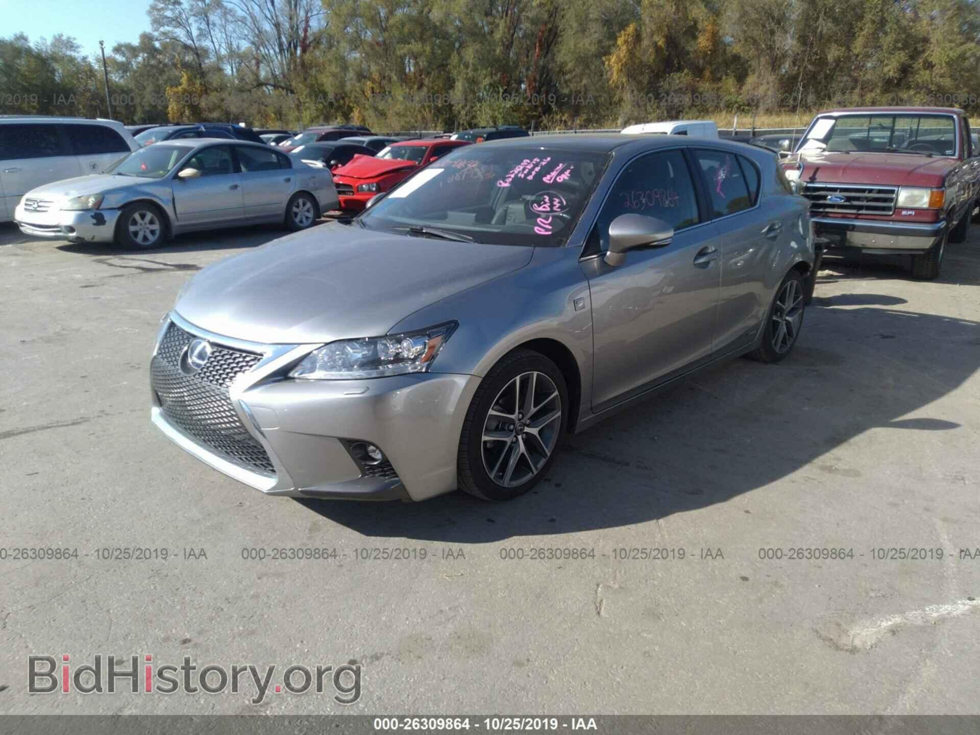 2017 LEXUS CT - VIN: JTHKD5BH7H2299014 - Фото 2